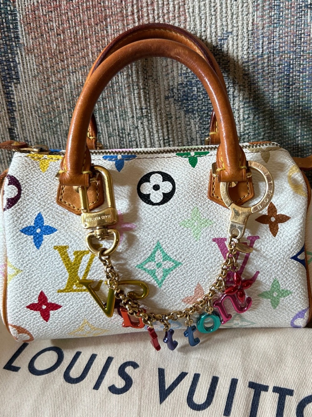 DUO🎉 MURAKAMI RARE NANO Speedy AND BAG CHARM - Picture 12 of 16